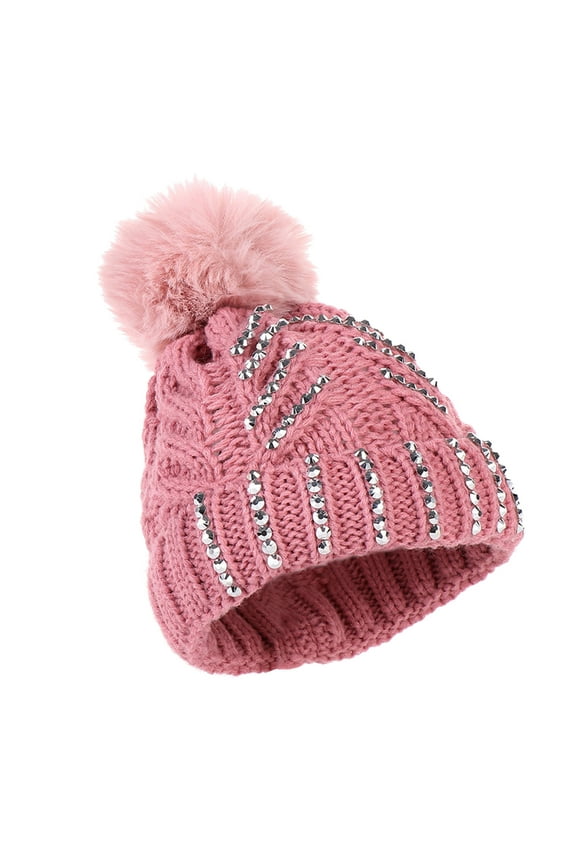 Winter Beanie Hats for Women Christmas Stocking Stuffers Birthday Gifts for Women Warm knit Beanies Hat with Furry Slouchy Fashion Accessories for Teens Girls Ladies Unisex Adults