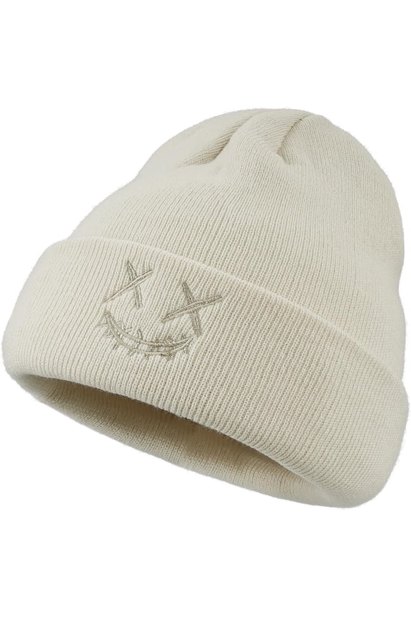 Winter Beanie Hats for Women Stretchy Warm Skull Cap Mens Cuffed Cable Hat Acrylic Skullies Ski Caps