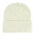 thumbnail image 1 of Winter Beanie for Men Women Knit Beanie Thick Knit Cuffed Cuff Beanie Hat Pom Beanie Ear Coverage Fleece Beanie Toboggan Hats Pom Knit Earflap Hats Skull Cap Beanie, 1 of 6