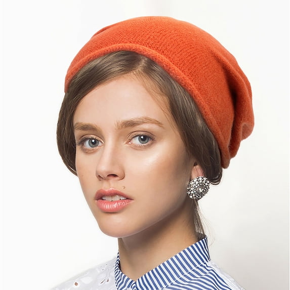 Winter Beanies Fashion Women Keep Warm Winter Casual Knitted Hat Wool Hemming Hat Ski Hat
