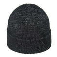 thumbnail image 1 of Winter Beanies Hats Winter Hat For Men Reflective Yarn Knit Cap Soft And Warm Fold Up Daily Caps For Men Women Fashion Black, 1 of 2