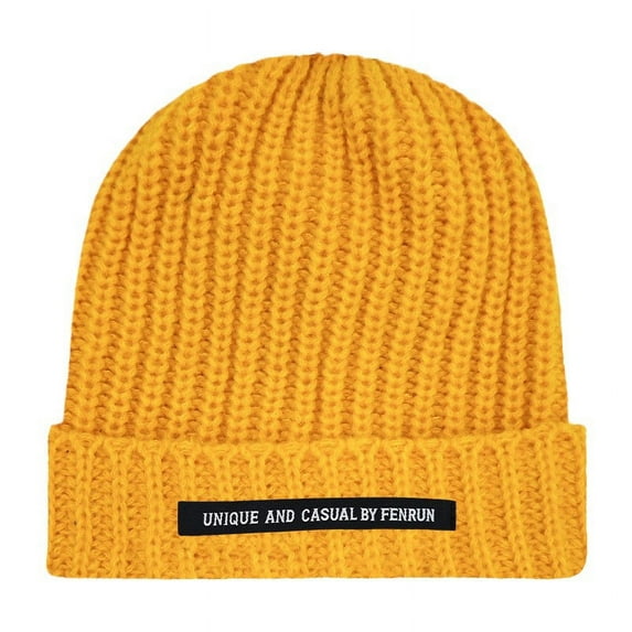 Winter Beanies Women Solid Color Knit Warm Winter Hats Outdoor Knitted Hat For Cold Weather