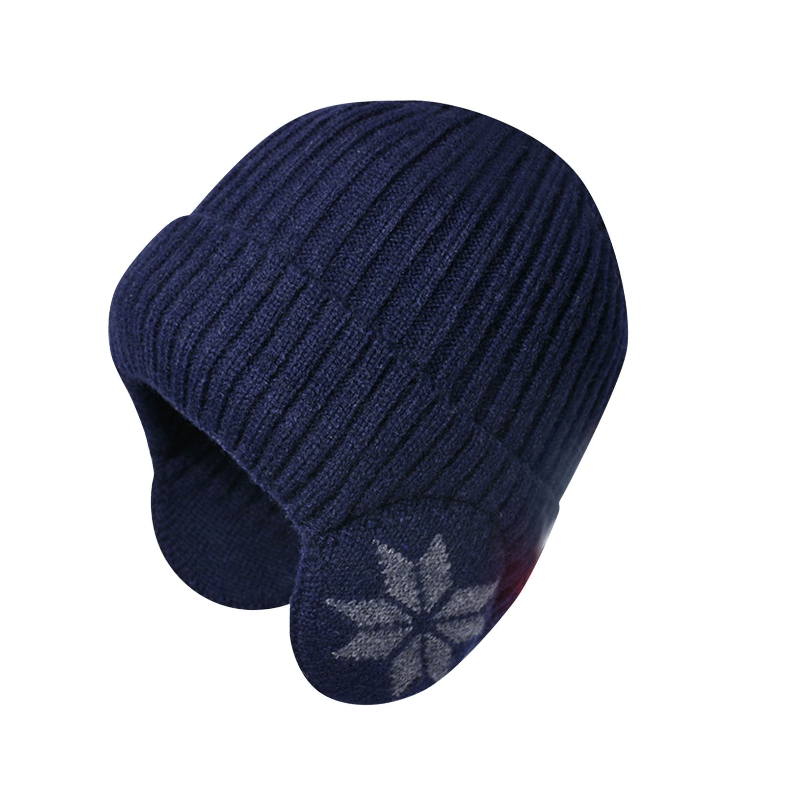 Winter Beanies with Ear Flaps for Men Women, Warm Knit Earflaps Cap