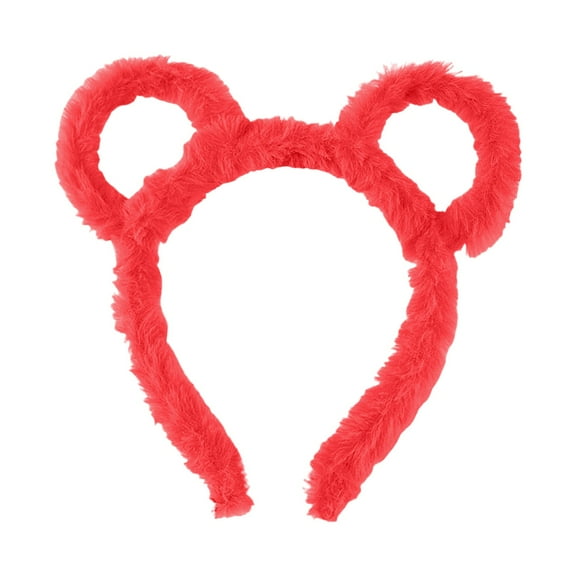 Winter Bear Ear Headband for Women Makeup Hoop Cartoon Party Hair Accessory