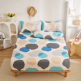 Winter Bed Cover Polyester Fitted Sheet King Queen Size Bedspread All