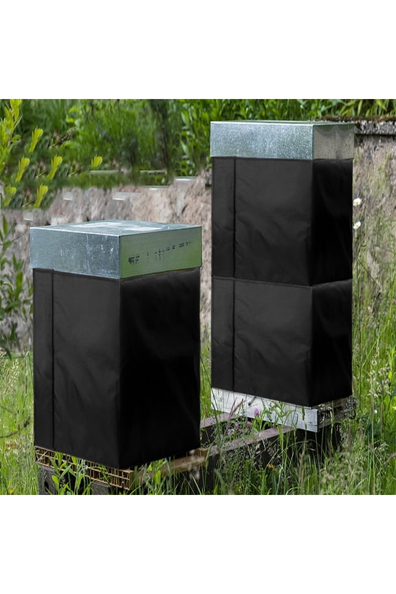 Winter Beehive Insulation Cover, Beehive Heat Shield Beehive Wrapping Insulation Kit For Winter Temperature Maintenance - Long Style (76.5In)