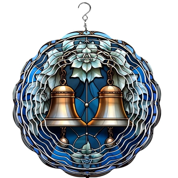 Winter Bells Wind Spinner