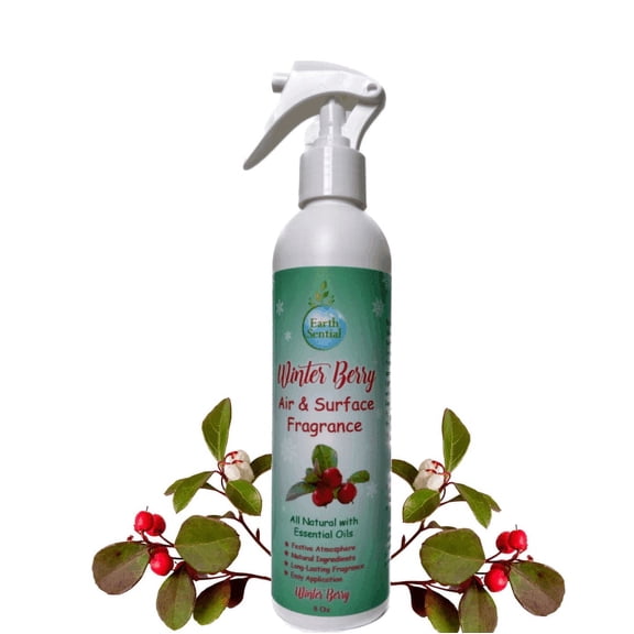 EarthSential Deodorizing Spray with Trigger Sprayer with Lock, Winter Berry, 8 oz