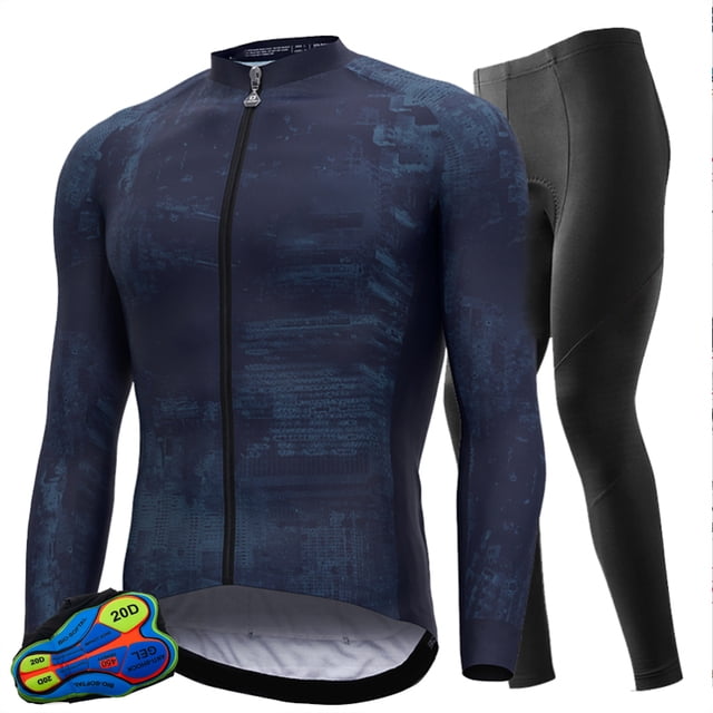 Maillot Et Cuissard Cyclisme Hiver UGLY FROG Thermique Manches Longues - Équipe De France, Polaire, Avec Poches