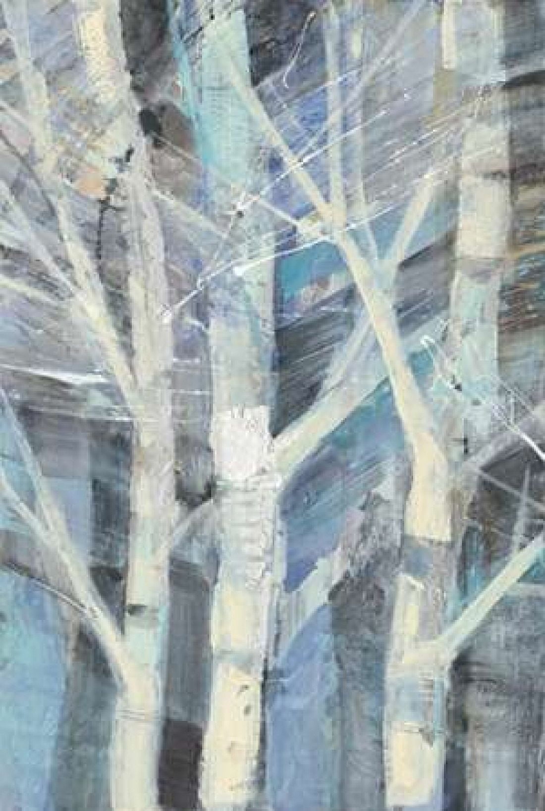 Winter Birches I Canvas Art - Albena Hristova (12 x 18)