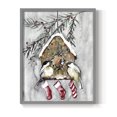 thumbnail image 1 of Winter Birds Framed Print - Solid Wood in Single Picture Frame Solid Wood 2 Framed Print, 1 of 6