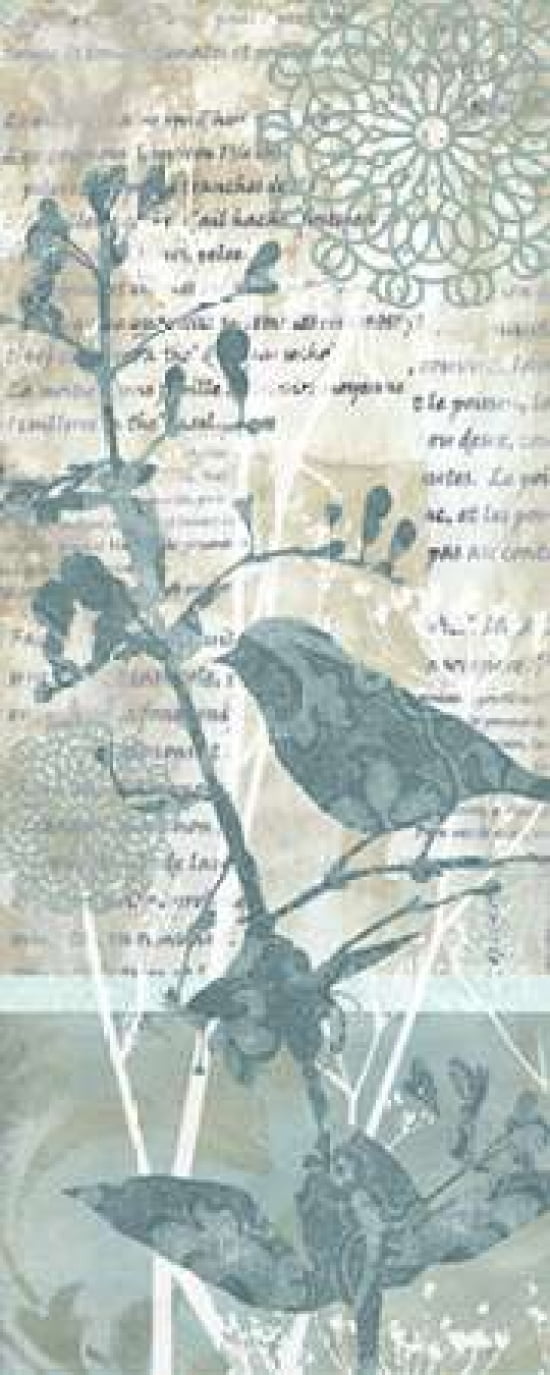 Winter Birds II Canvas Art - Carol Robinson (10 x 20)