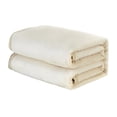 thumbnail image 1 of Winter Blanket, Solid Color Thickened Fleece Blanket with Soft Warm Fill and Stitched Edges, All Season Nap Blanket for Bed Sofa Dorm Travel Throw Blanket, 59.06x78.74 in, 1 of 6