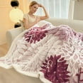 thumbnail image 1 of Winter Blanket, Thickened Flannel Blanket, Warm Lamb Fleece Blanket, Soft Cozy Bed Blanket, Comfortable Sofa Blanket, Double Layer Warm Blanket, Plush Fuzzy Blanket, Winter Bedding Blanket For Home, 1 of 6