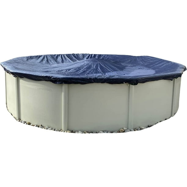 Winter Block Pool Cover for Above Ground Round Pool, 30 ft Includes