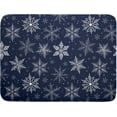 thumbnail image 1 of Winter Blue Snowflake Dish Drying Mat for Kitchen Counter Holiday Super Absorbent Reversible Microfiber Kitchen Countertop Protector Dishes Pad Large 18x24 inch, 1 of 7