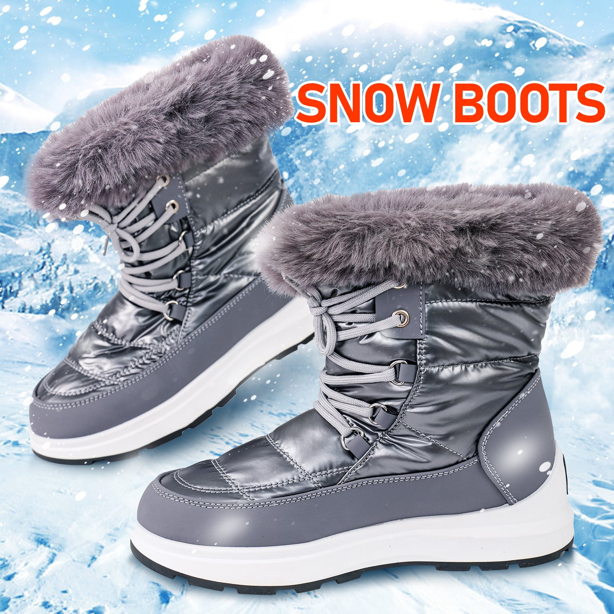 Winter Boots for Women Clearance, Snow Boots for Womens, Warm Winter ...