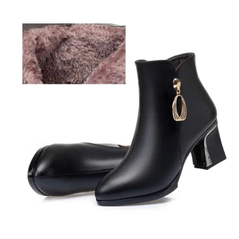 high heel dress boots