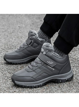 Mens Velcro Snow Boots