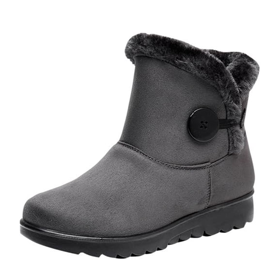 Winter Boots for Women Snow Boots Warm Ankle Booties Cozy Fur Lined Waterproof Non Slip Winter Shoes for Cold Weather, Fashion Warm Walking Boot for Outdoor Casual Wear