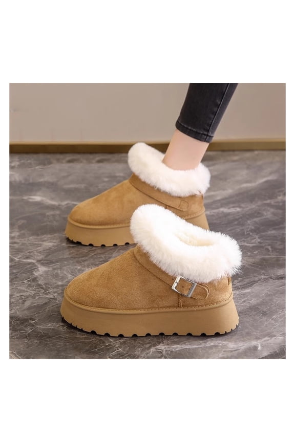Winter Boots for Women,Memory Foam Womens Boots & Platform Shoes for Women Non-slip Ankle Boots for Women Footwear,Snow Shoes for Women