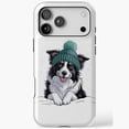 thumbnail image 1 of Winter Border Collie Snow Scene Phone Case iPhone Case 17 through 11 Pro Max, 1 of 2