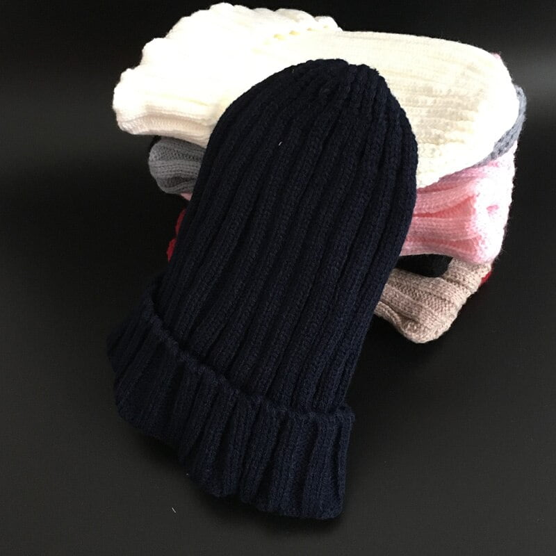 Dropship Winter Brand Female Fur Pom Poms Hat Winter Hat For Women Girl 's  Hat Knitted Beanies Cap Hat Thick Women Skullies Beanies to Sell Online at  a Lower Price