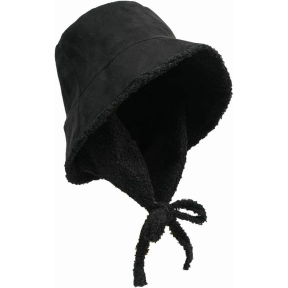 Winter Bucket Hat with Ear Flaps Women Men Suede Beanie Hats Fuzzy Fisherman Cap Beanies Cap Cloche Aviator Caps 2025