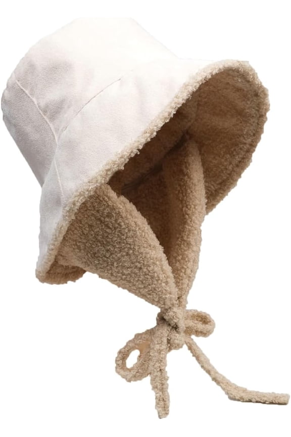 Winter Bucket Hat with Ear Flaps Women Men Suede Beanie Hats Fuzzy Fisherman Cap Beanies Cap Cloche Aviator Caps 2025