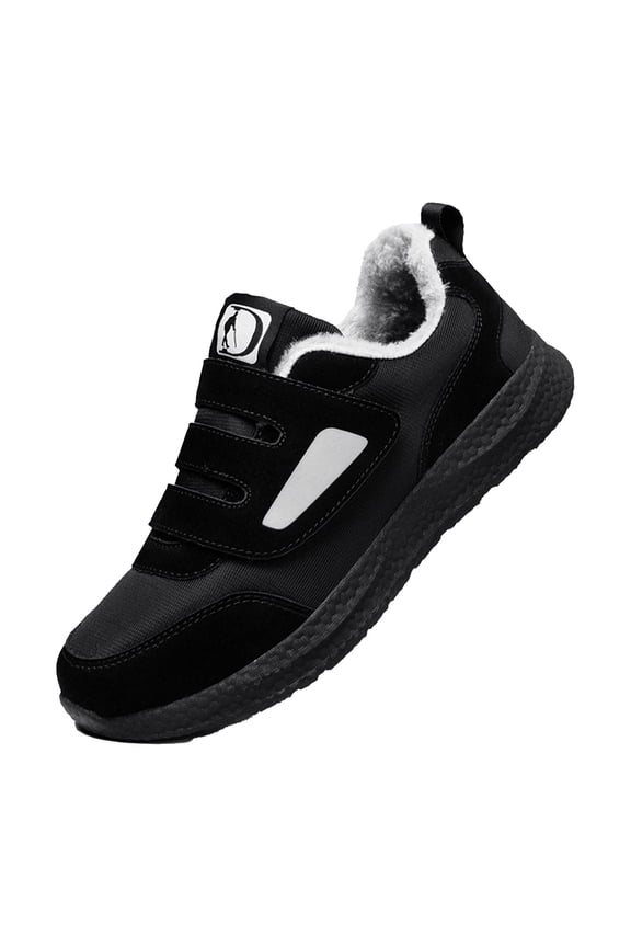 Winter Bunion Shoes with Warm Fleece Lining | Extra Wide Fit Orthopaedic Diabetic Slippers | Non-Slip Sole Comfort Womens Men Walking Shoes for Elderly Swollen Feet