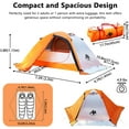 thumbnail image 1 of Winter Camping Tent - 2 Person 4 Season Tent for Snow and Cold Weather, 1 of 8