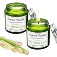 thumbnail image 1 of Citronella Candles Outdoor, KIMHY Outdoor Soy Candles Citronella Essential Oil Infused for Patio, Camping, 20 Hours Burn Time, 3.53 oz, 2-Pack, 1 of 9