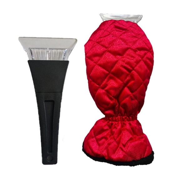 Winter Car Essential: Frost & Snow Remover Gloves with Efficient Ice Scraper!