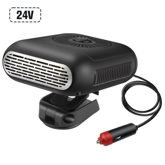 Winter Car Heater Defroster Fan - 12V/24V Portable Auto Blower for Windshield Defogging & Heating, Quick Snow Melting