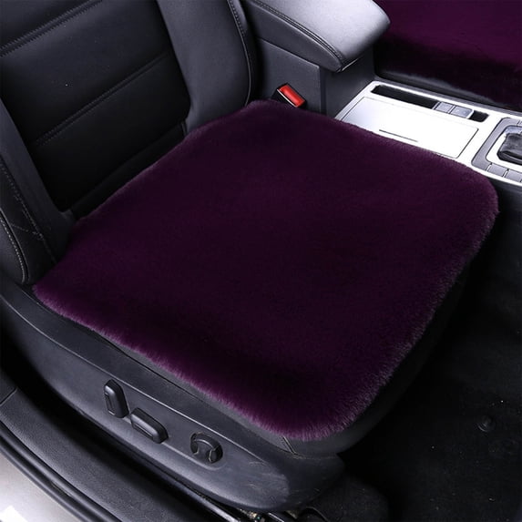 Winter Car Seat Cushion Plush Fleece Warmth Cold Protection Non-Slip Universal Auto Seat Pad