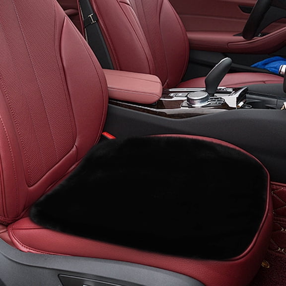 Winter Car Seat Cushion with Non- Base for Driver, Thermal Insulation for Cold Weather Protection Enhanced Driving Experience for Vehicles