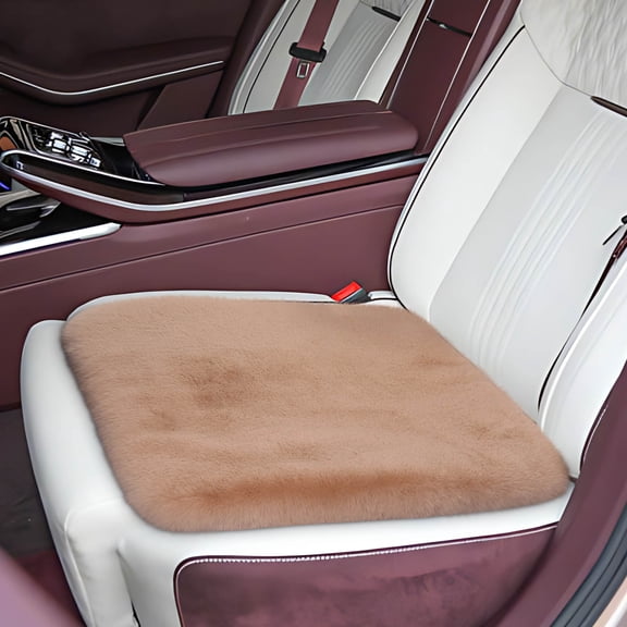 Winter Car Seat Cushion with Non- Base for Driver, Thermal Insulation for Cold Weather Protection Enhanced Driving Experience for Vehicles
