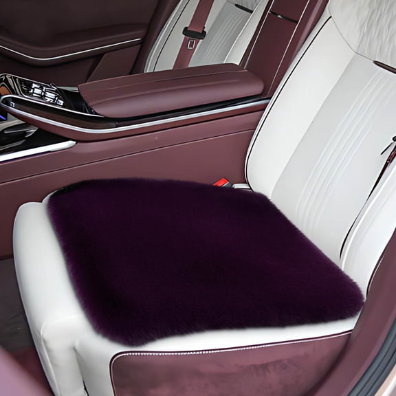 Winter Car Seat Cushion with Non- Base for Driver, Thermal Insulation for Cold Weather Protection Enhanced Driving Experience for Vehicles