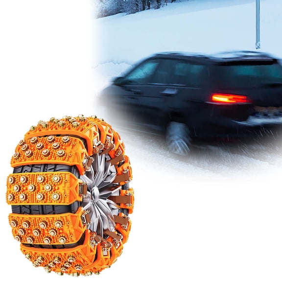 Winter Car Traction Chains for Enhanced Driving Control on Snowy and Roads