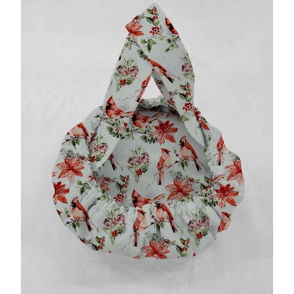 Winter Cardinals Casserole Baking Pan or Pie Plate Cozy and Carrier by Penny's Needful Things (Pie Plate/Small Casserole Carrier)