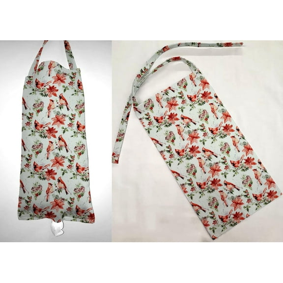 Winter Cardinals Grocery Plastic Shopping Bag Holder by Penny's Needful Things