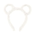thumbnail image 1 of Women Winter Thick Stuffed Headband Round Bear Ears Makeup Hair Cartoon Shaped for Parties, 1 of 7