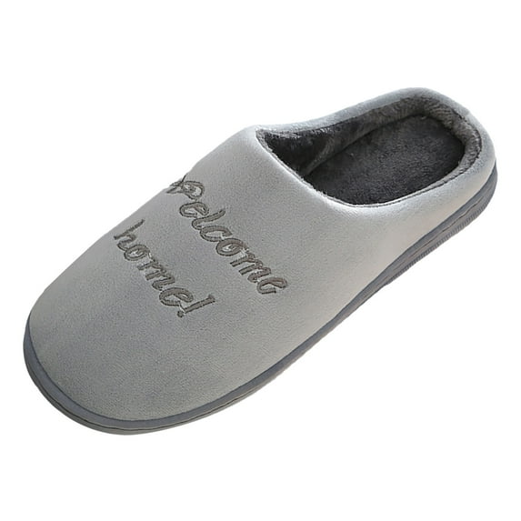 Winter Cartoon Couple Cotton Slippers Home Wool Slippers Men's Warm Cotton Slippers