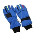 thumbnail image 1 of Winter Cartoon Windproof Cute Non-slip Sports Mittens Thick Warm Kids Ski Gloves Waterproof BLUE, 1 of 1