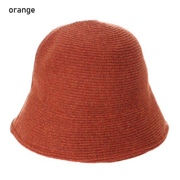 Winter Casual Foldable Fisherman Cap Bucket Hat Sun Cap Panama Hat ORANGE