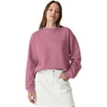 thumbnail image 1 of Winter Casual Sweatshirt - Meadow Mauve with Long Sleeves and Fleece Lining - [ZhiHiMeRi] | (US 16-18)XL, 1 of 9