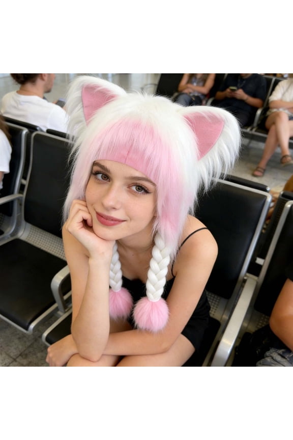 Winter Cat Ear Hat | Party Headwear Winter Cat Ear Hat Suitable For Adults Children And Family