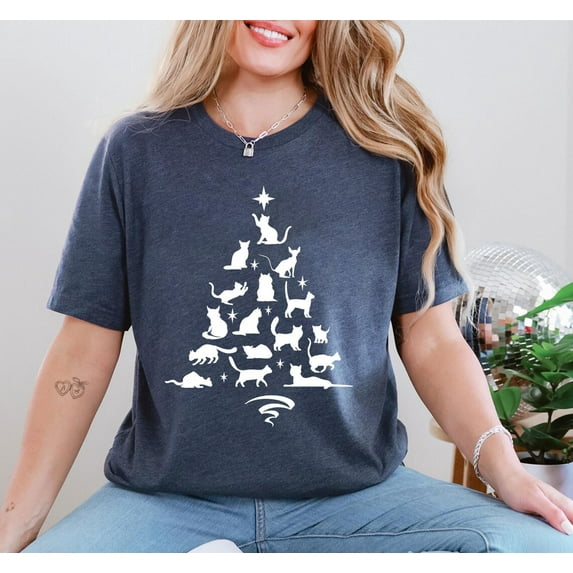 Winter Cat Shirt, Winter Cat Tree, Winter Pet Shirt, Winter , Winter Sweatshirt, Cat Lover Shirt, Winter Shirt Sweatshirt All Size S-5XL