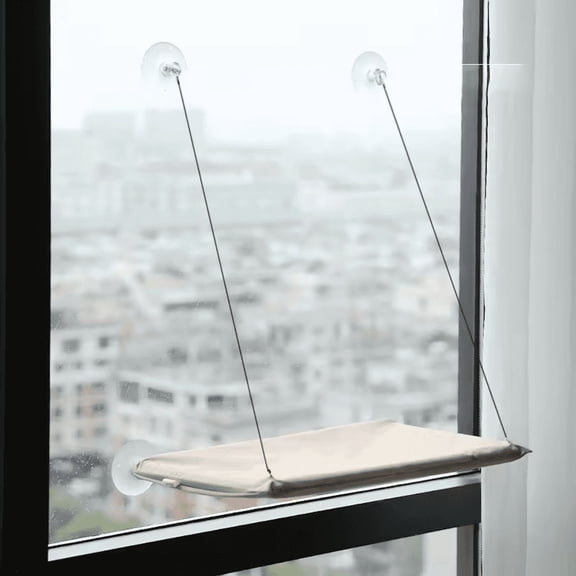 Winter Cat Window Hanging Hammock Bed Suction Cup Space Saving All Seasons Easy Install Pet Bed Cat Climbing Frame