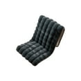 thumbnail image 1 of Winter Chair Cushion, Plush Seat Pad, Non-Slip Thickened Backrest Cushion for Chairs Stools Sofas, Foldable Waterproof Soft Comfortable Polyester Fabric in Brown Dark Gray Gray White Khaki, 1 of 7